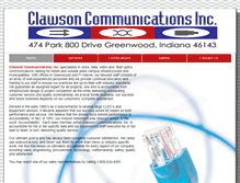 Tablet Screenshot of clawsons.com